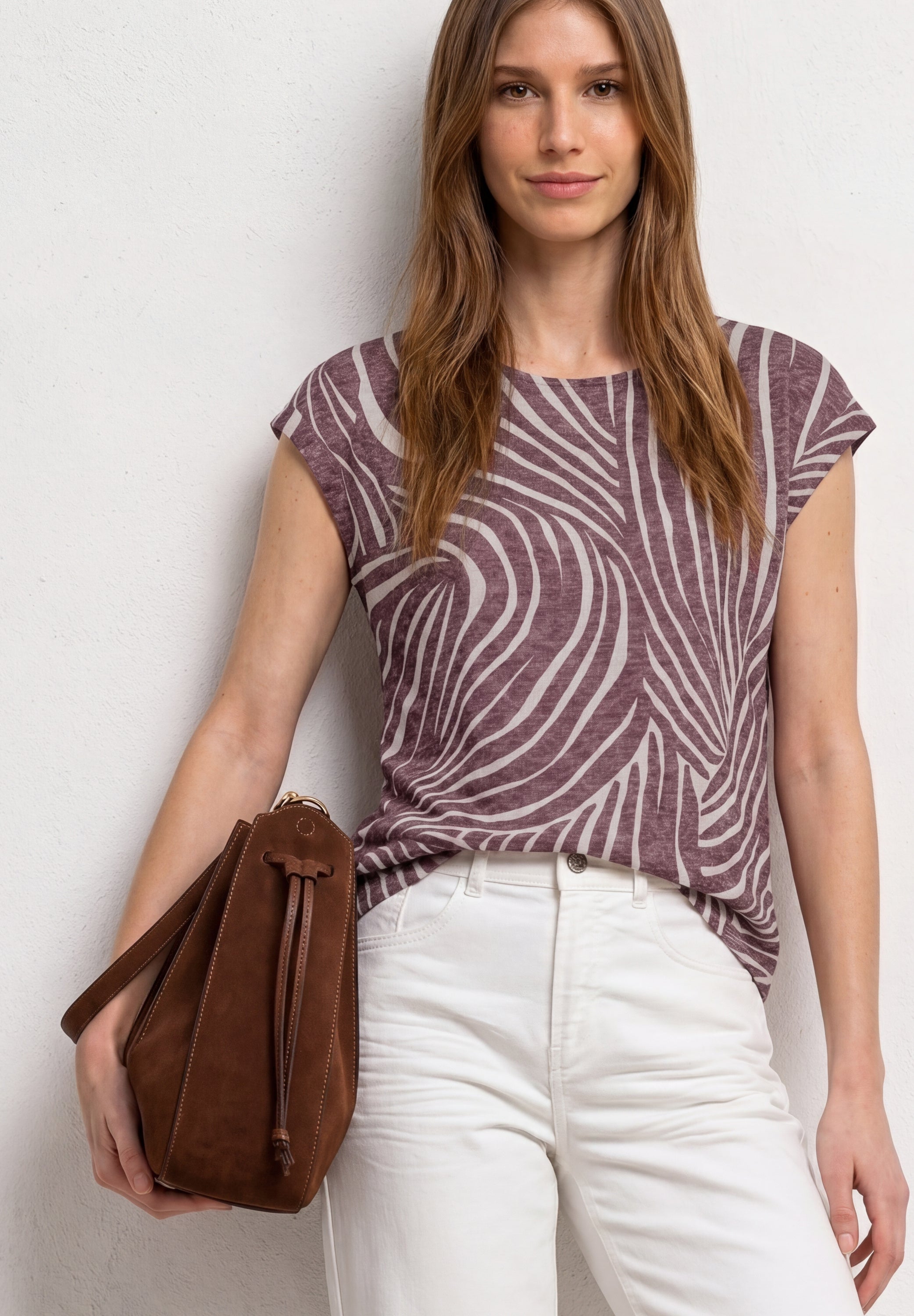 Street One Damen T-Shirts Rustic Ro