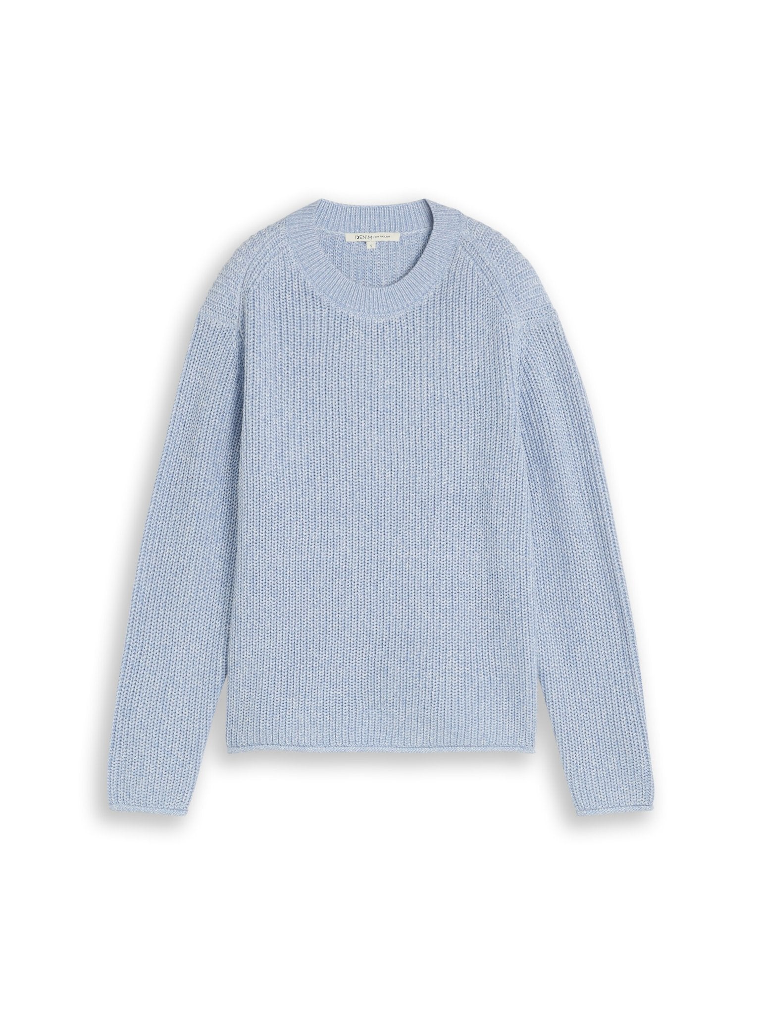 Tom Tailor denim Damen Pullover Foggy Blue Moul