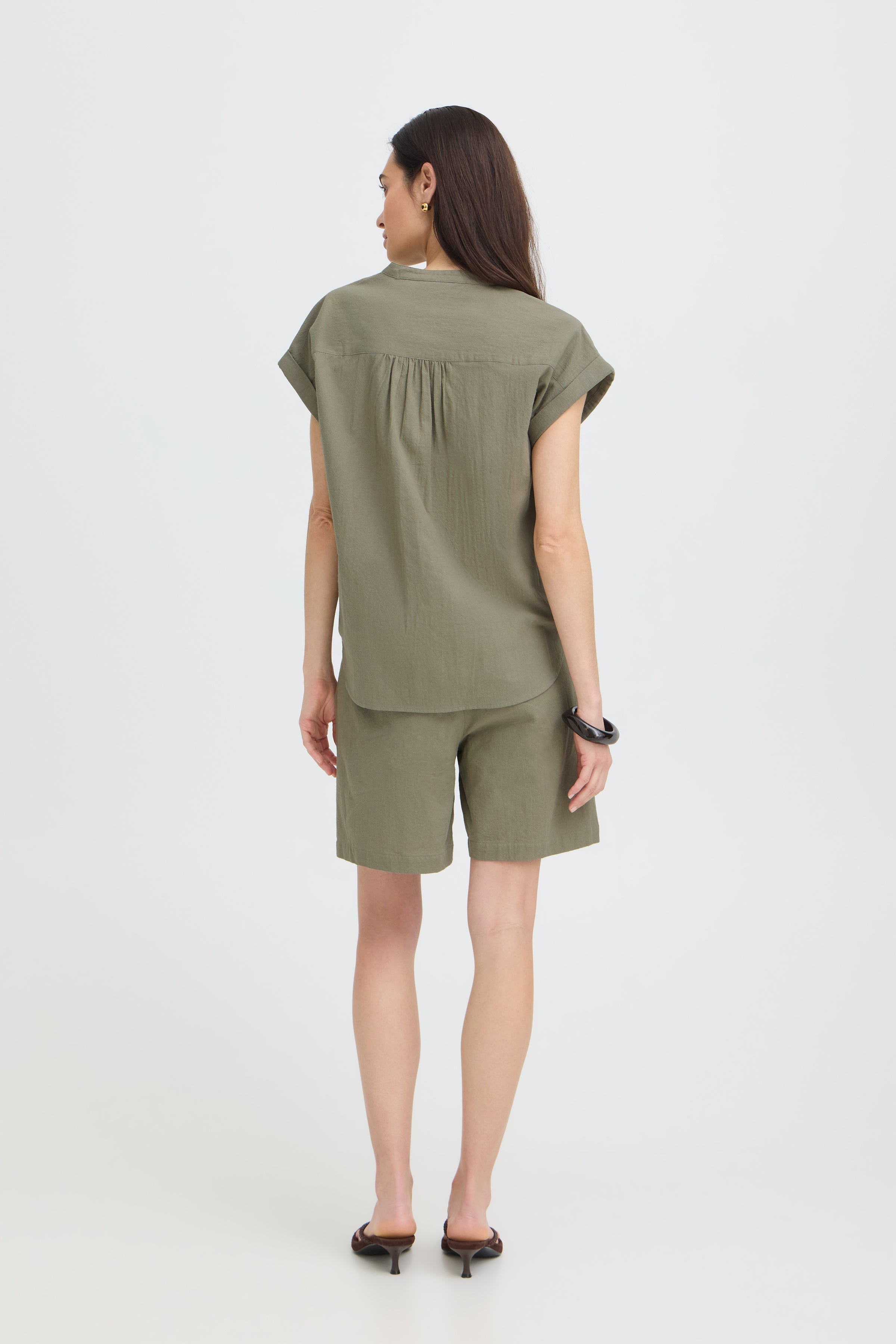 b.young Damen Blusen Vetiver