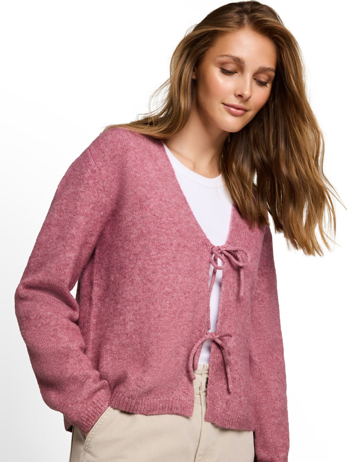 Tom Tailor denim Damen Strickjacken Dusty Berry Mel