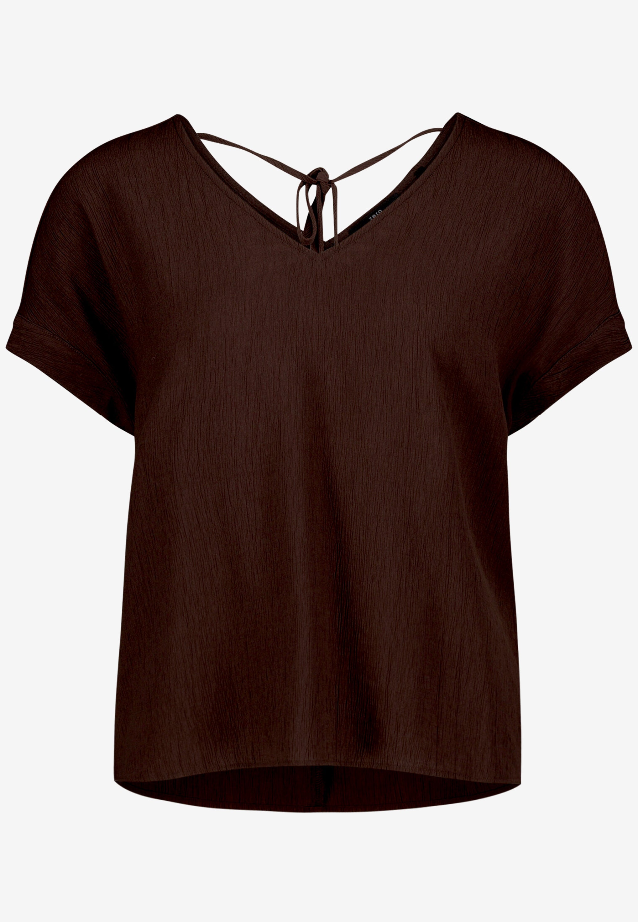Zero Damen Blusen Chocolate Plum