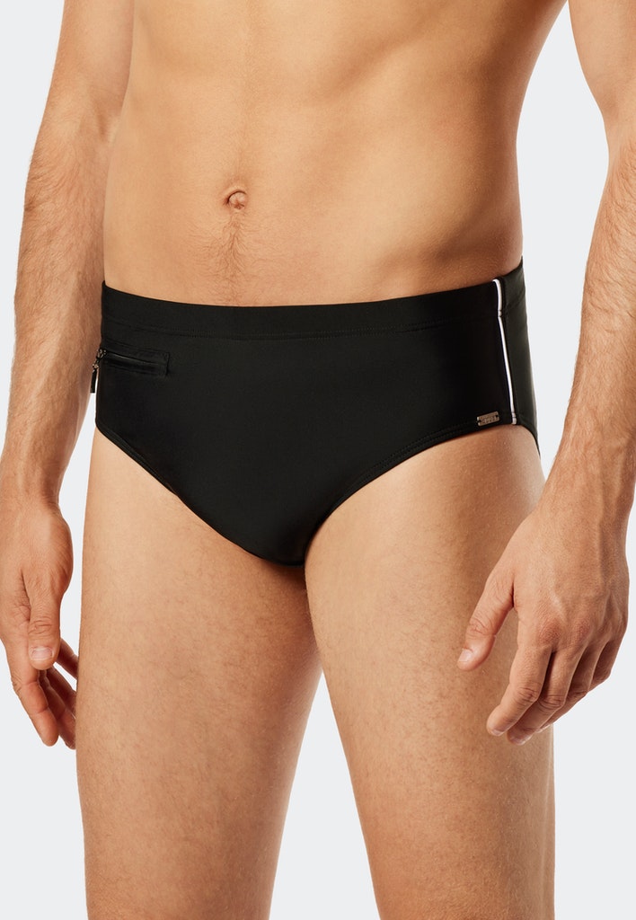 Schiesser Badehose Schwarz