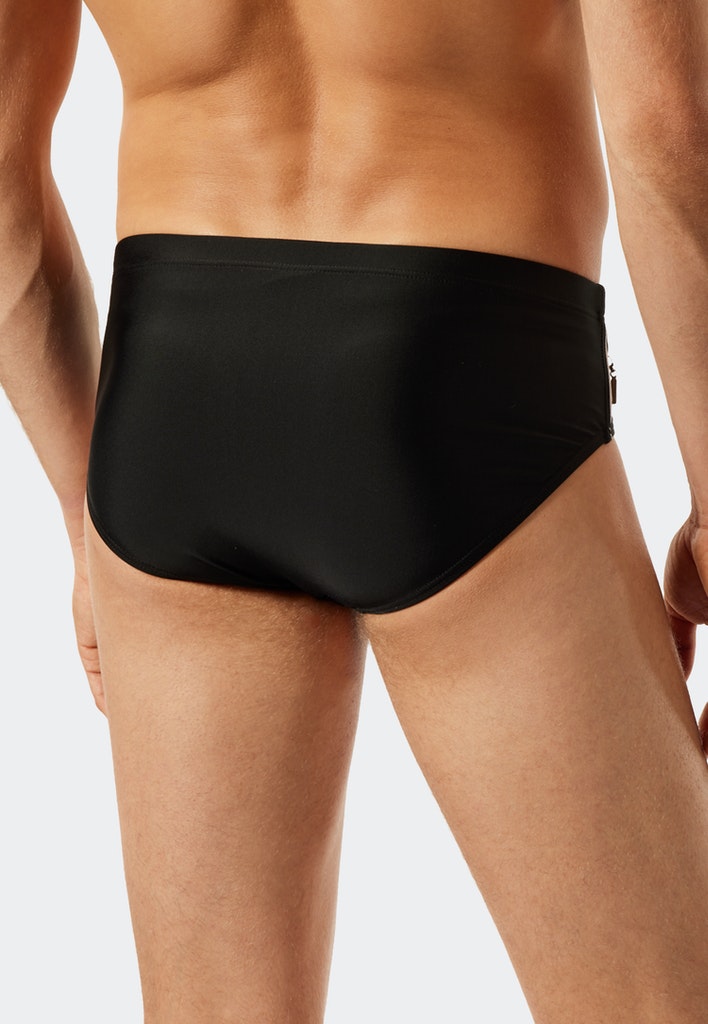 Schiesser Badehose Schwarz