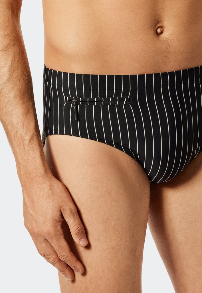 Schiesser Badehose Schwarz