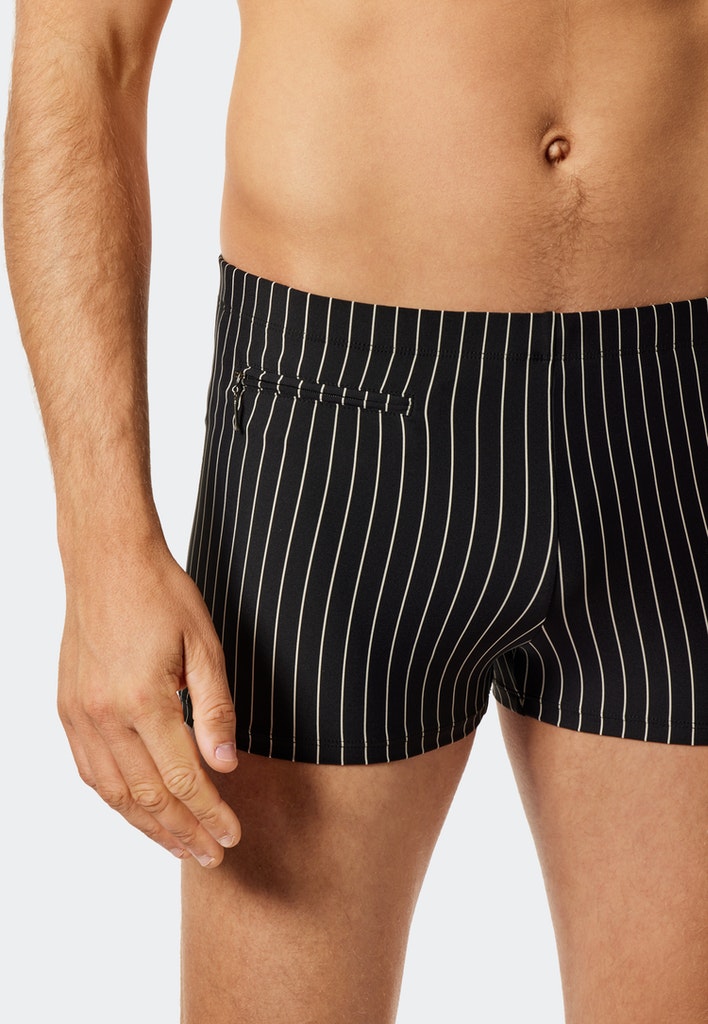 Schiesser Badehose Schwarz