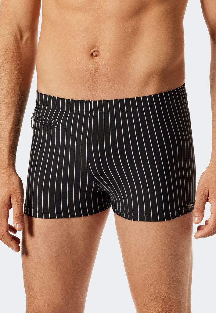Schiesser Badehose Schwarz