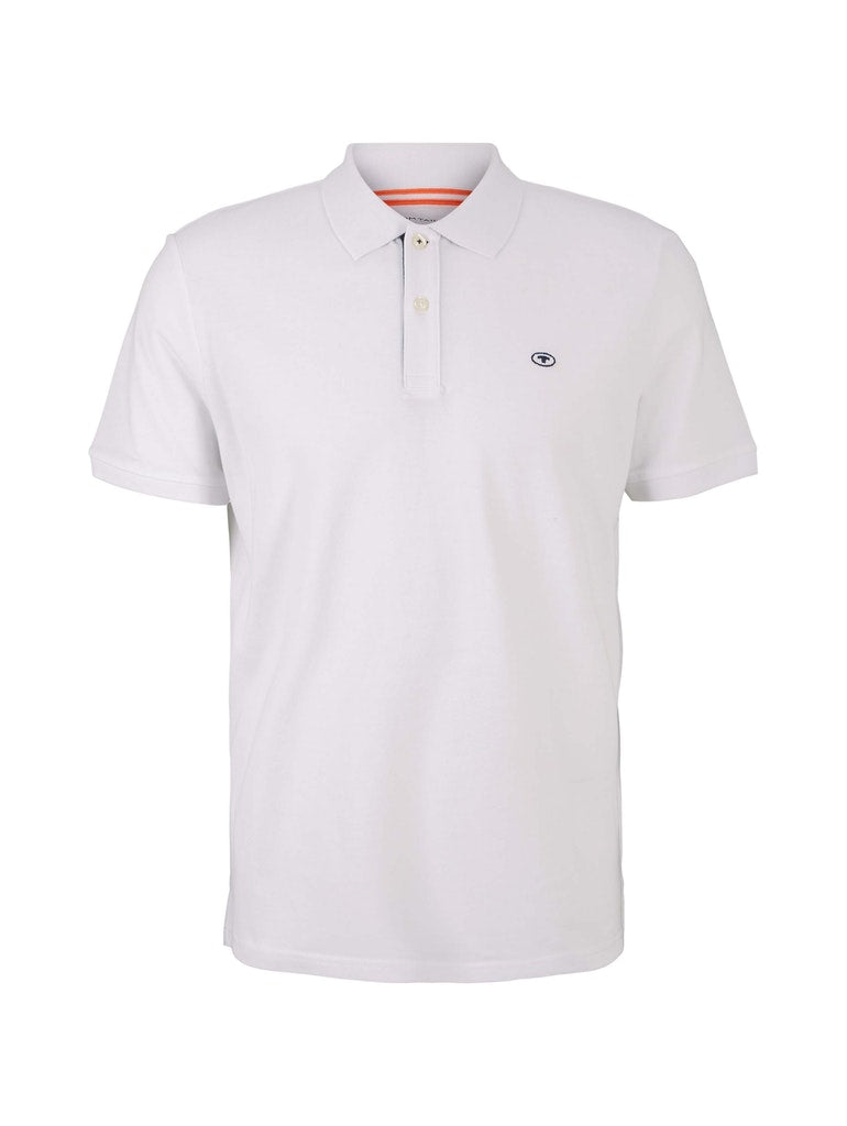 Tom Tailor Herren Polo-Shirts White