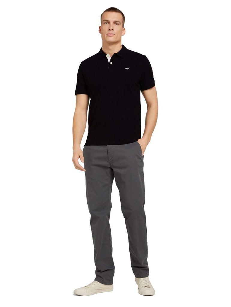Tom Tailor Herren Polo-Shirts Black