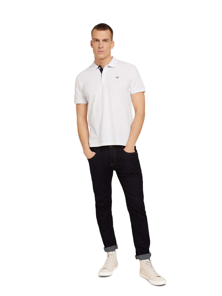 Tom Tailor Herren Polo-Shirts White