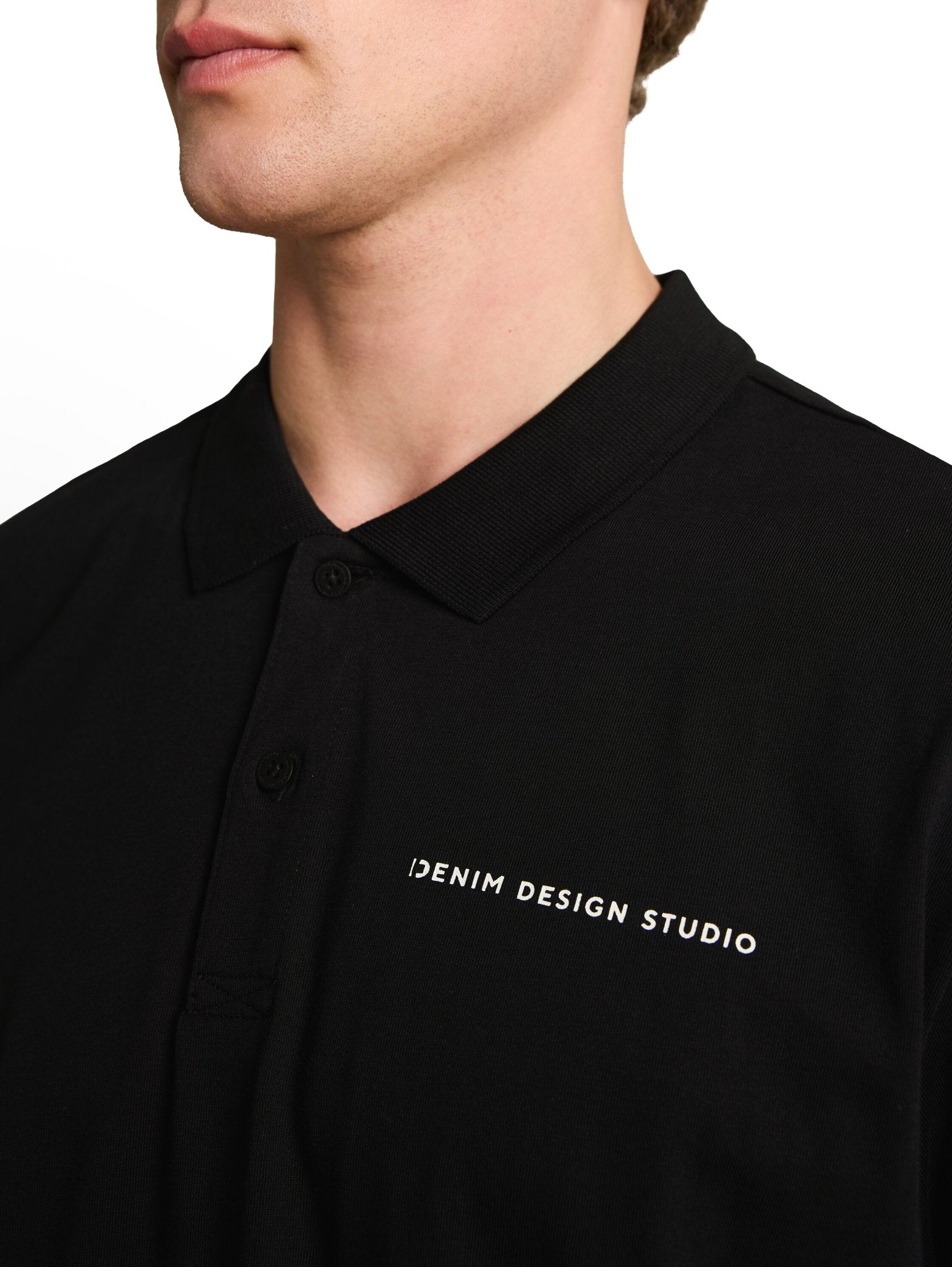 Tom Tailor denim Herren Polo-Shirts Black