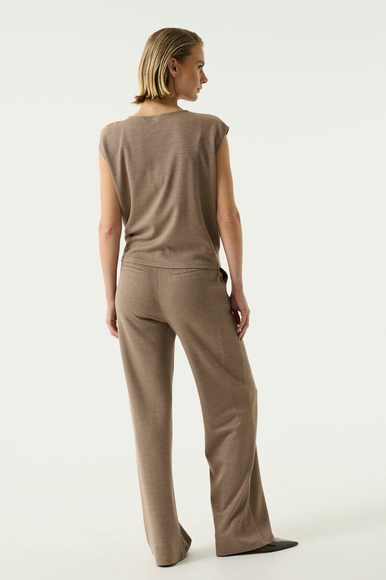 Garcia Damen T-Shirts Latte Dusk