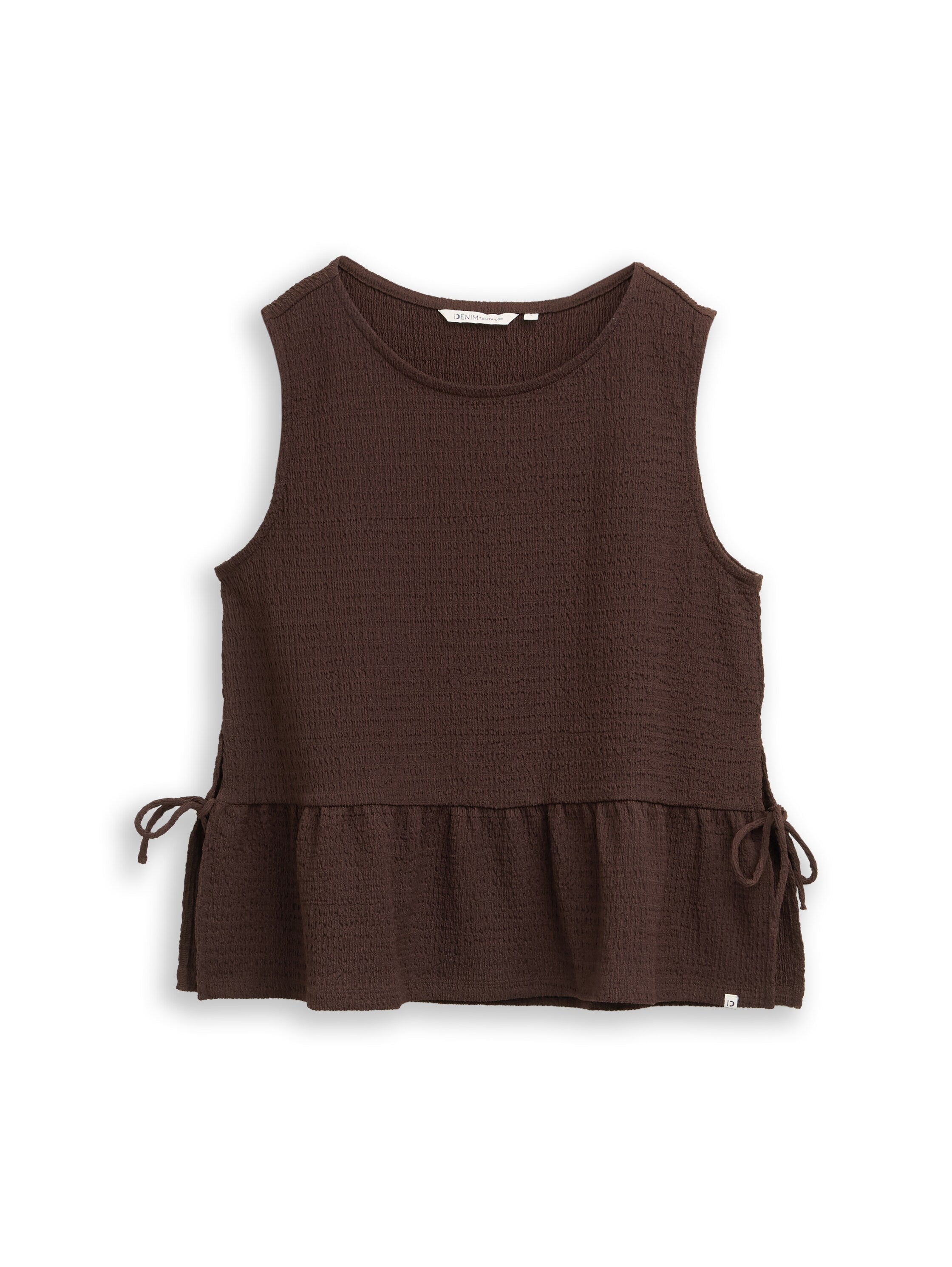 Tom Tailor denim Damen T-Shirts Cool Dark Brown