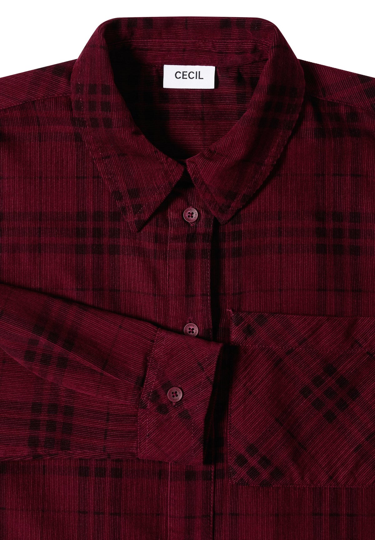 Cecil Damen Blusen Berry Red