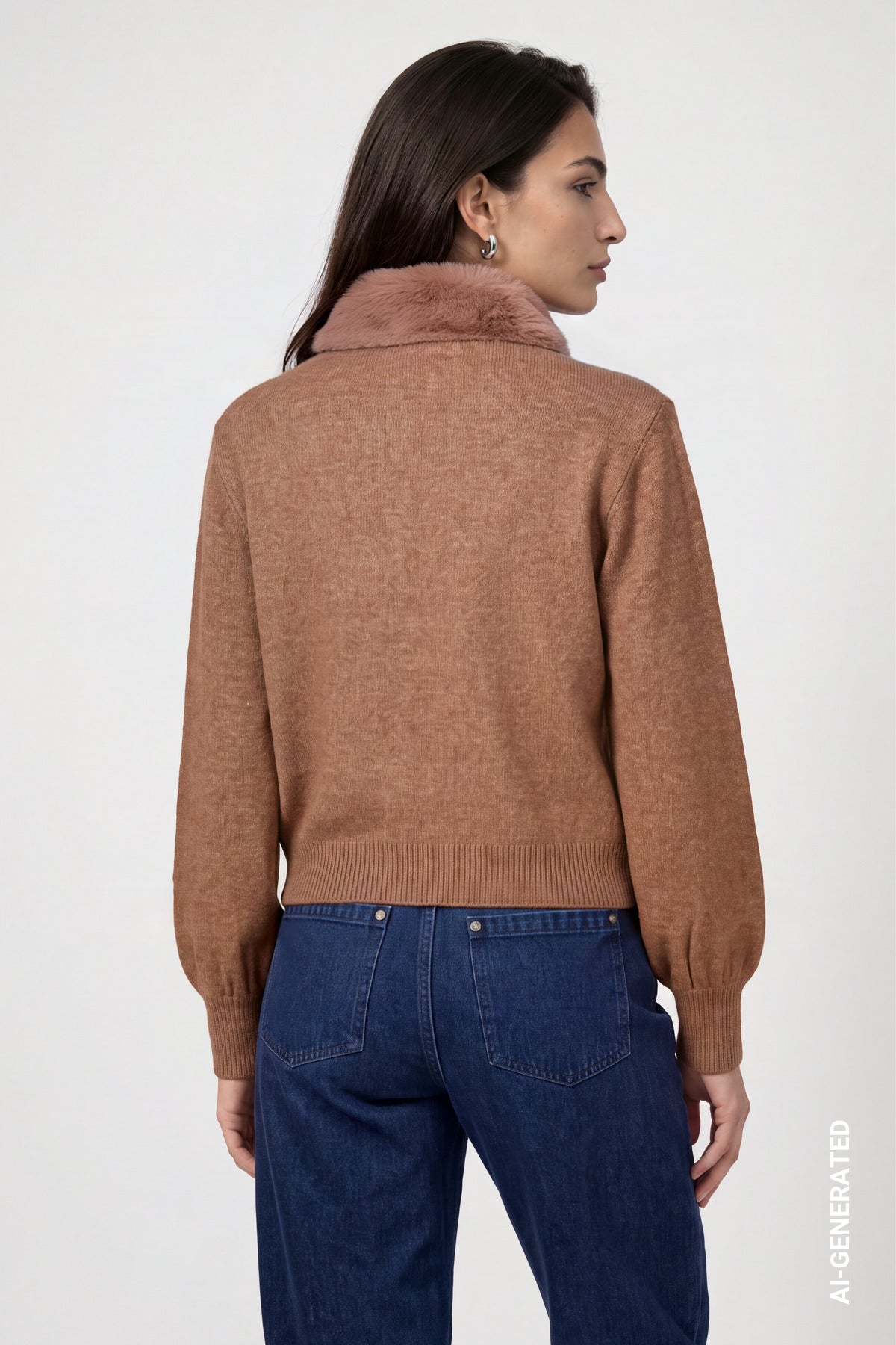 Monari Damen Strickjacken Tiramisu
