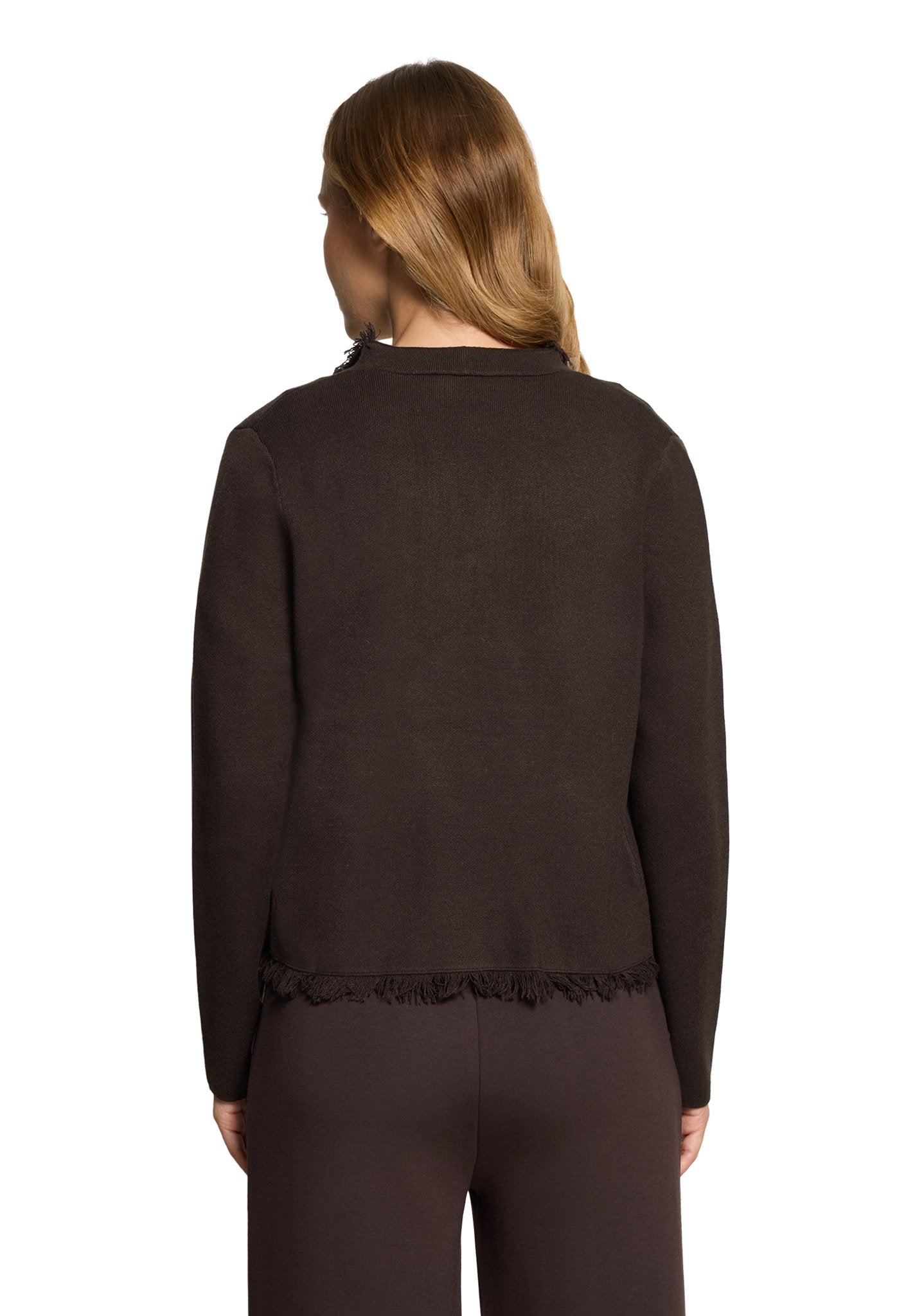 Cartoon Damen Strickjacken Black Coffee