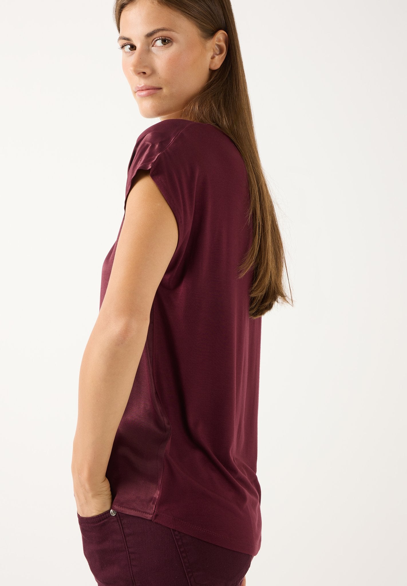 More & More Damen Tops  Pomegranat