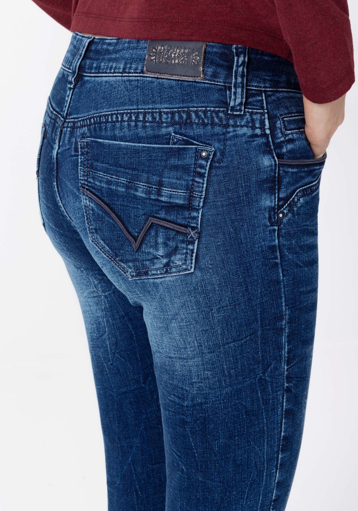 Timezone Damen Jeans Lush Blue