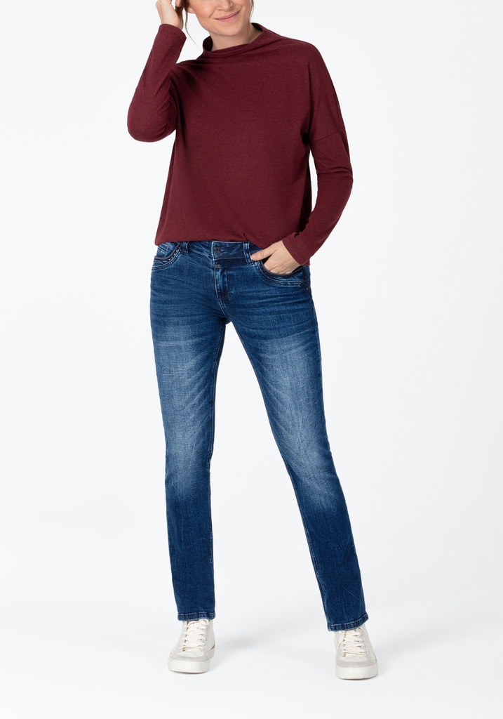 Timezone Damen Jeans Lush Blue