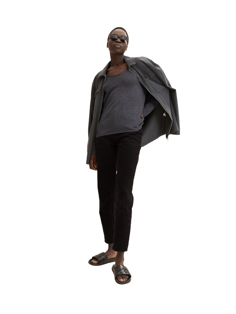 Tom Tailor Damen Pullover Evident Anthrac