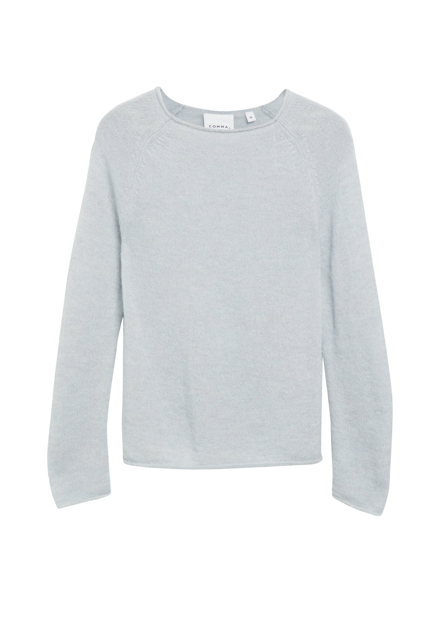 Comma Damen Pullover  Grey/Black