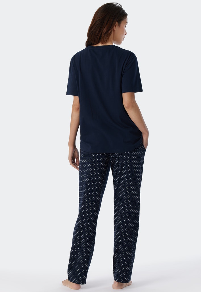 Schiesser Oberteil Dunkelblau