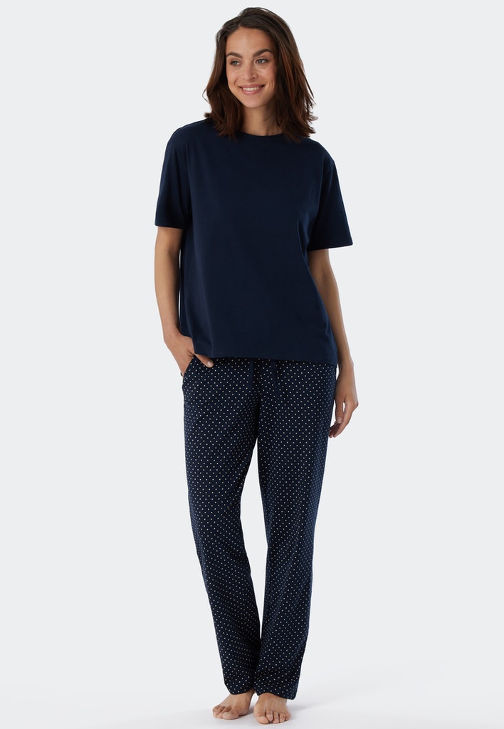 Schiesser Oberteil Dunkelblau