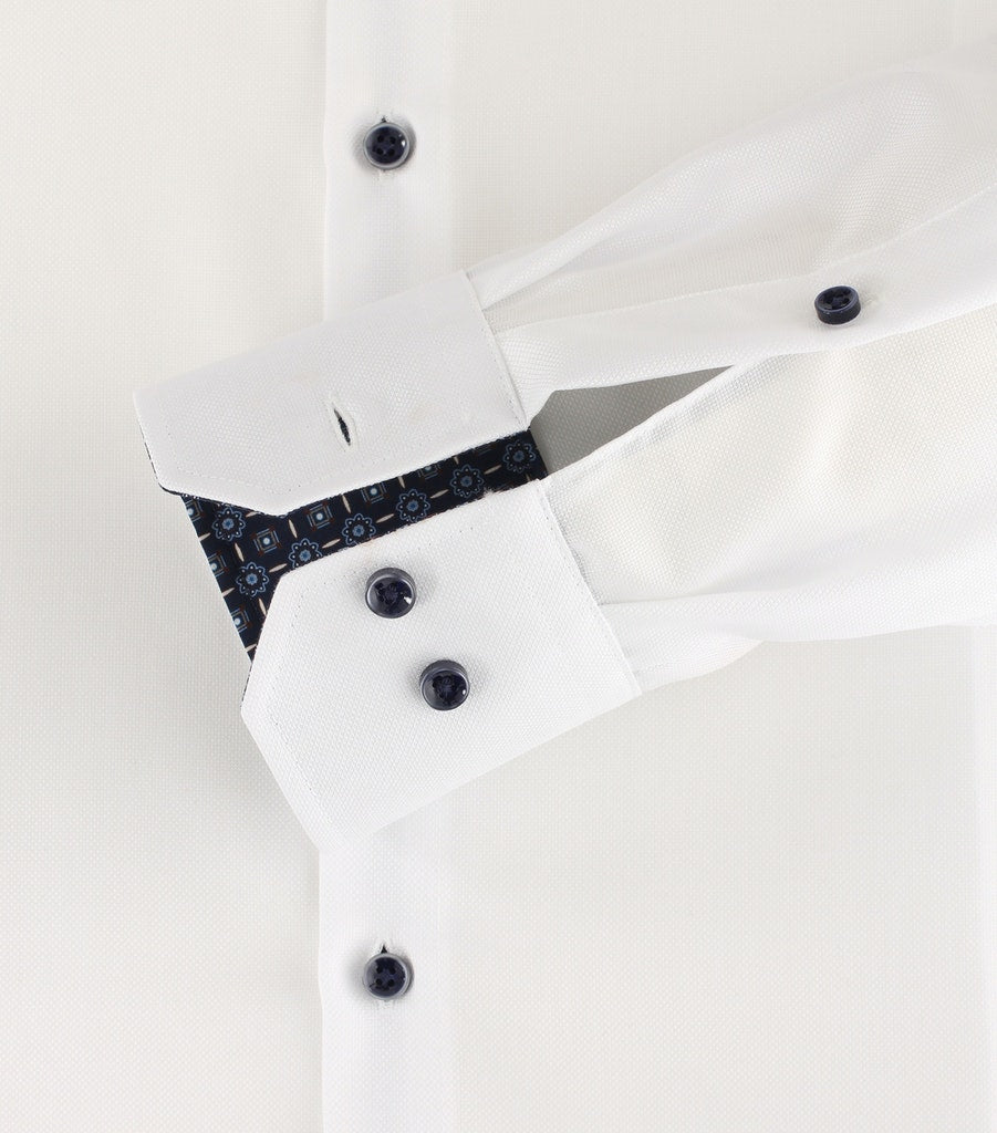 Casa Moda Herren Hemden lang  Weiss