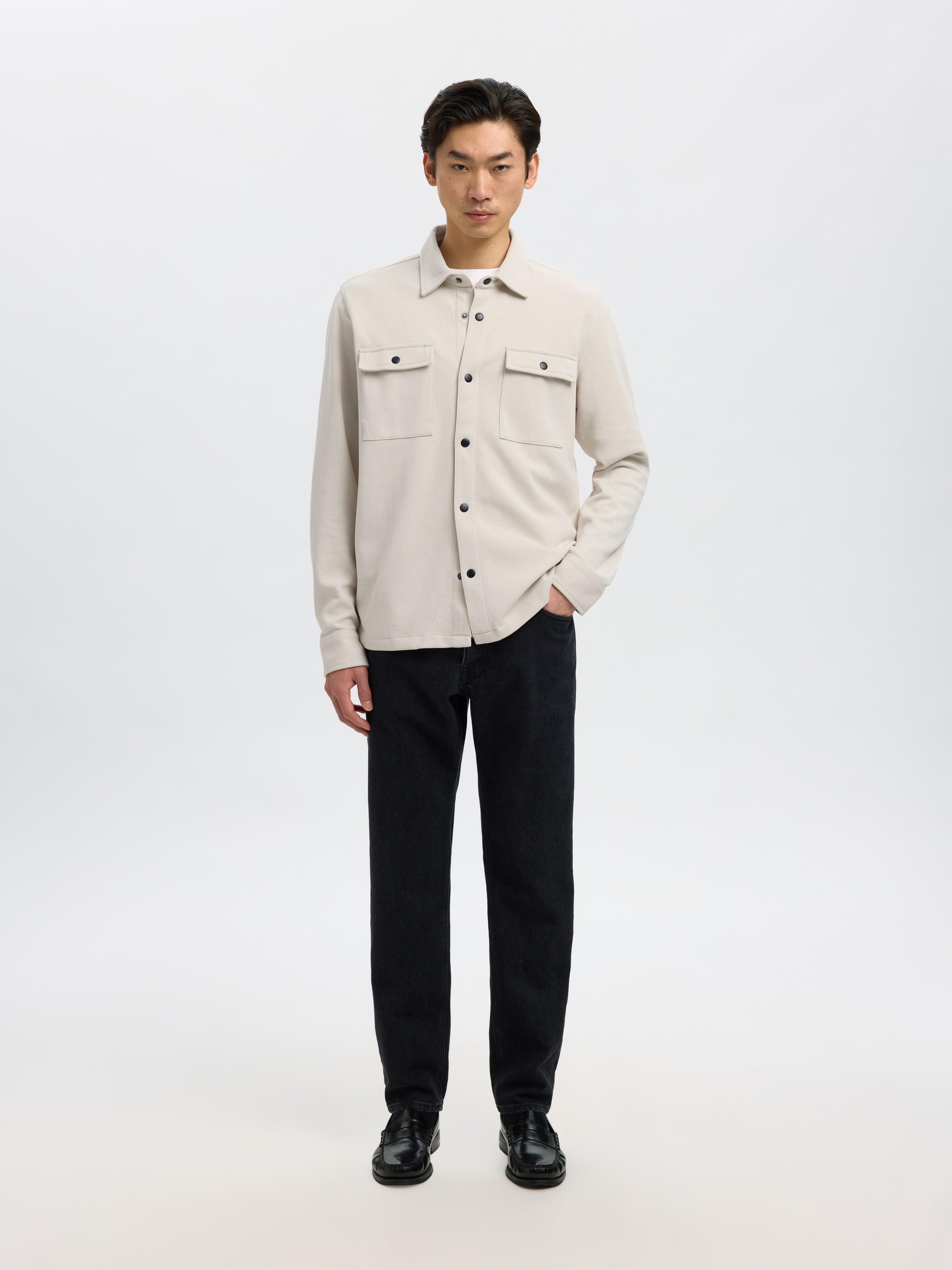 Selected homme Herren Sweatshirts  Oatmeal