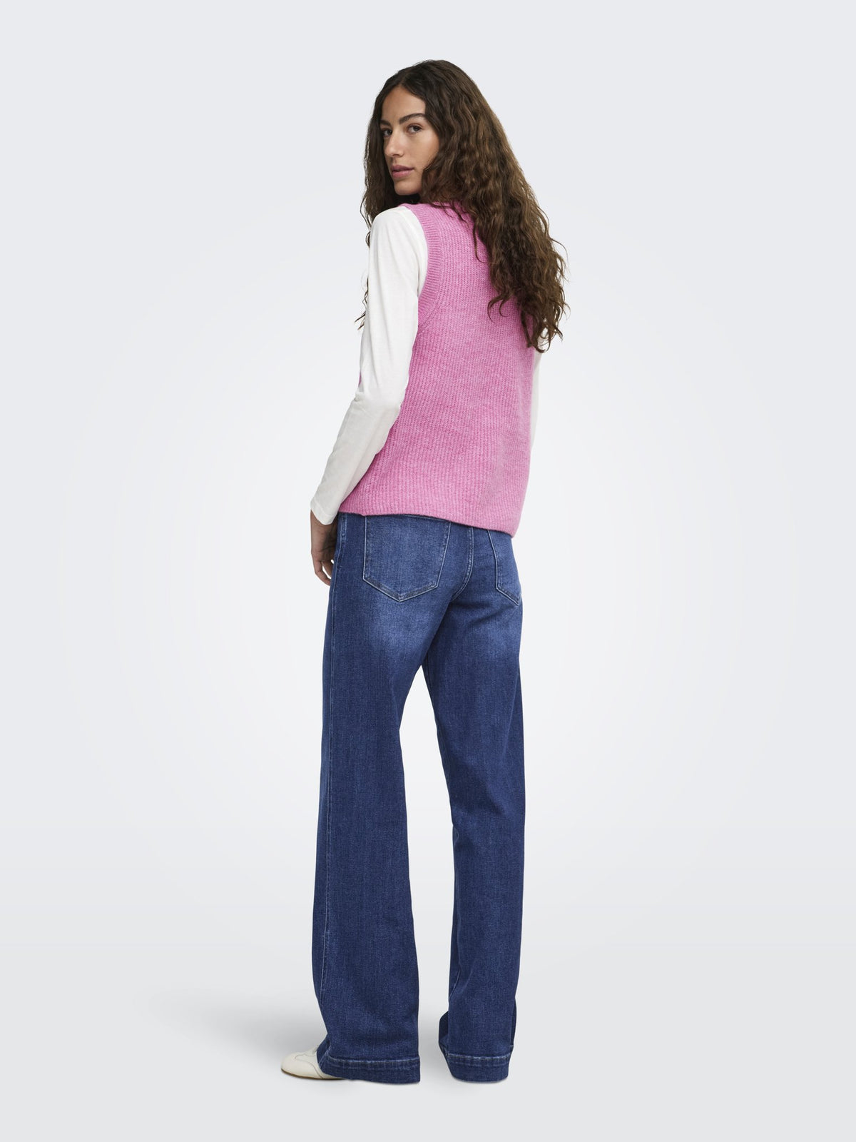 Only Damen Strickjacken Cyclamen/Mel/Fm