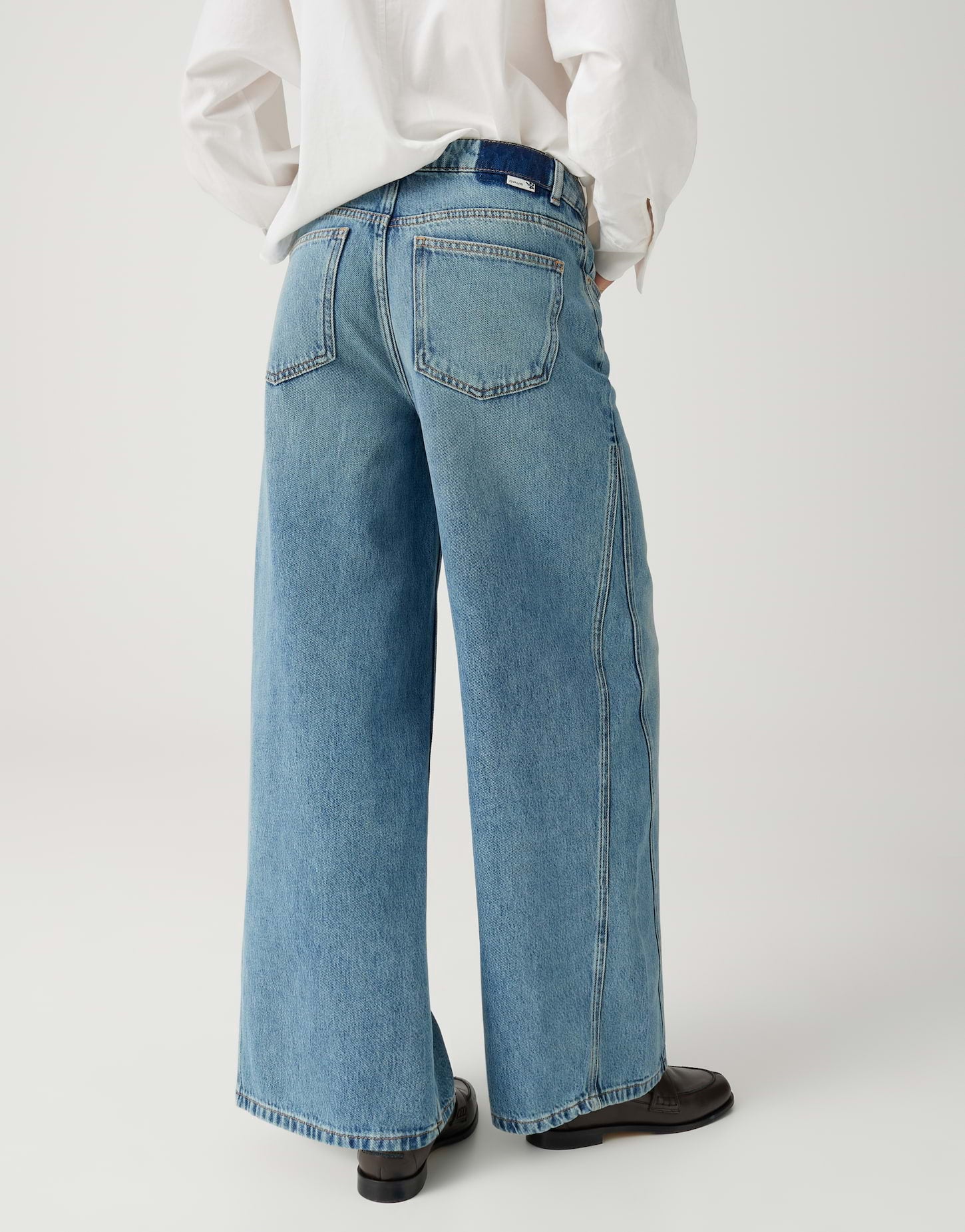 Opus Damen Jeans Mid Blue