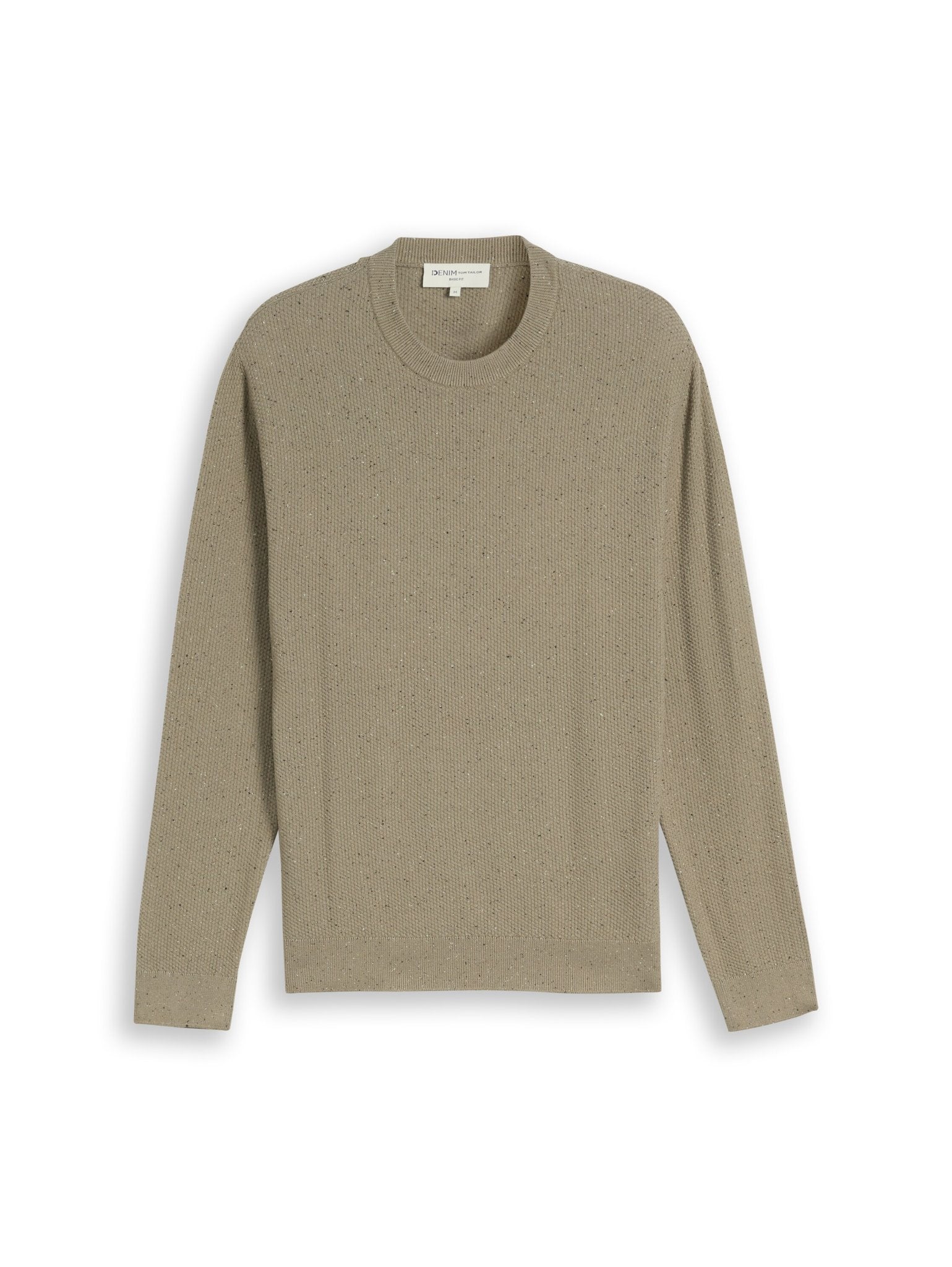Tom Tailor denim Herren Pullover Dark Sage Neps