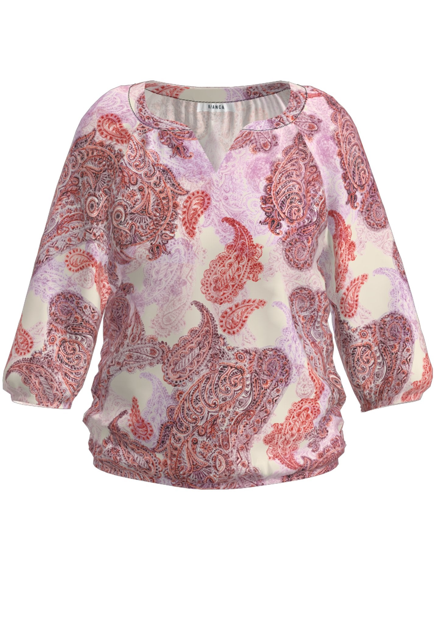 Bianca Damen T-Shirts Red Mix