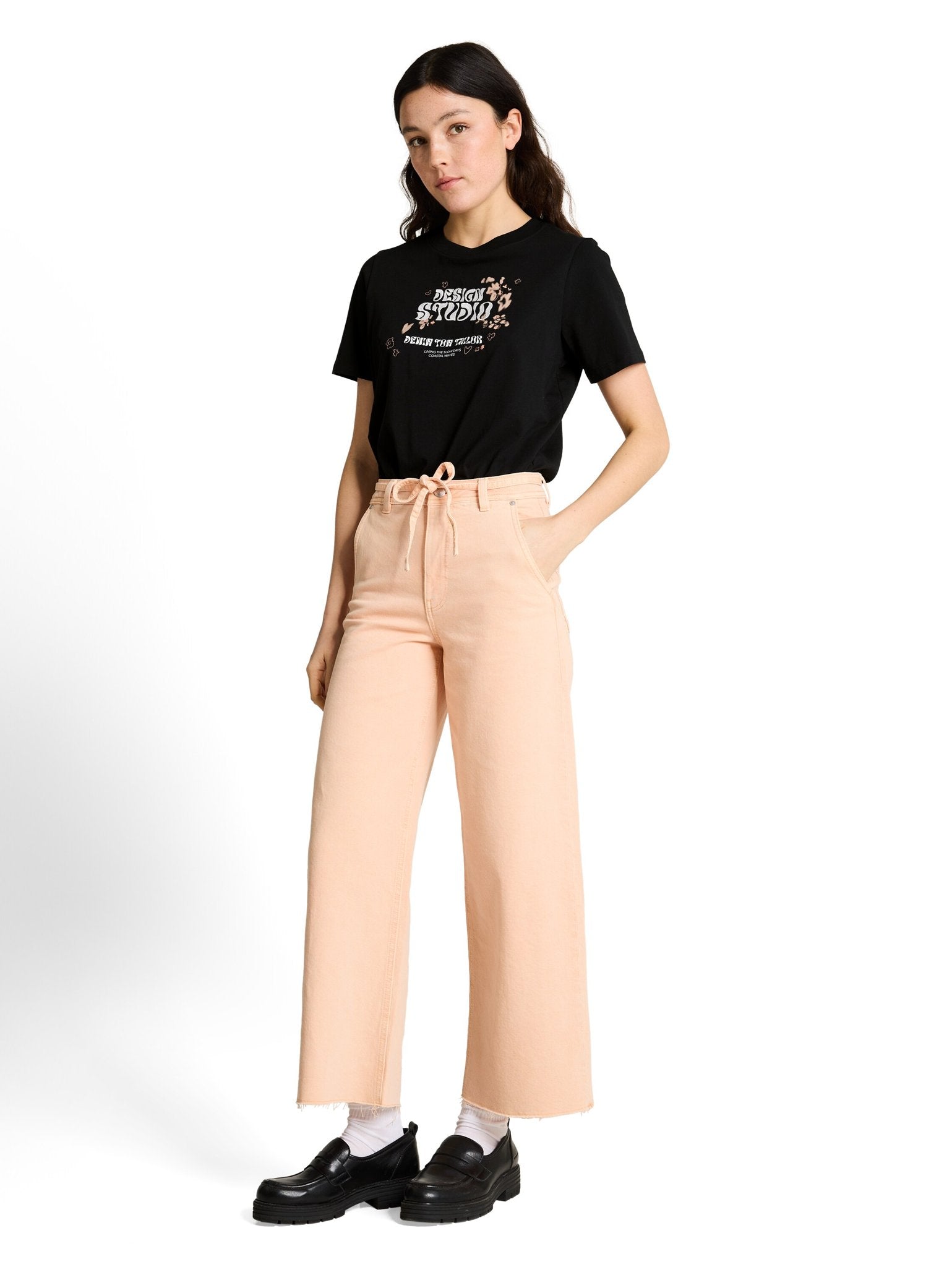 Tom Tailor denim Damen T-Shirts Deep Black