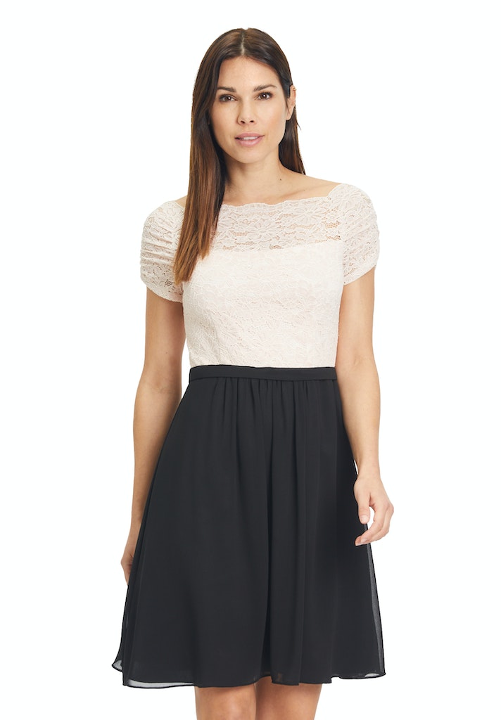 Vera Mont Damen Kleider Black/Rosé