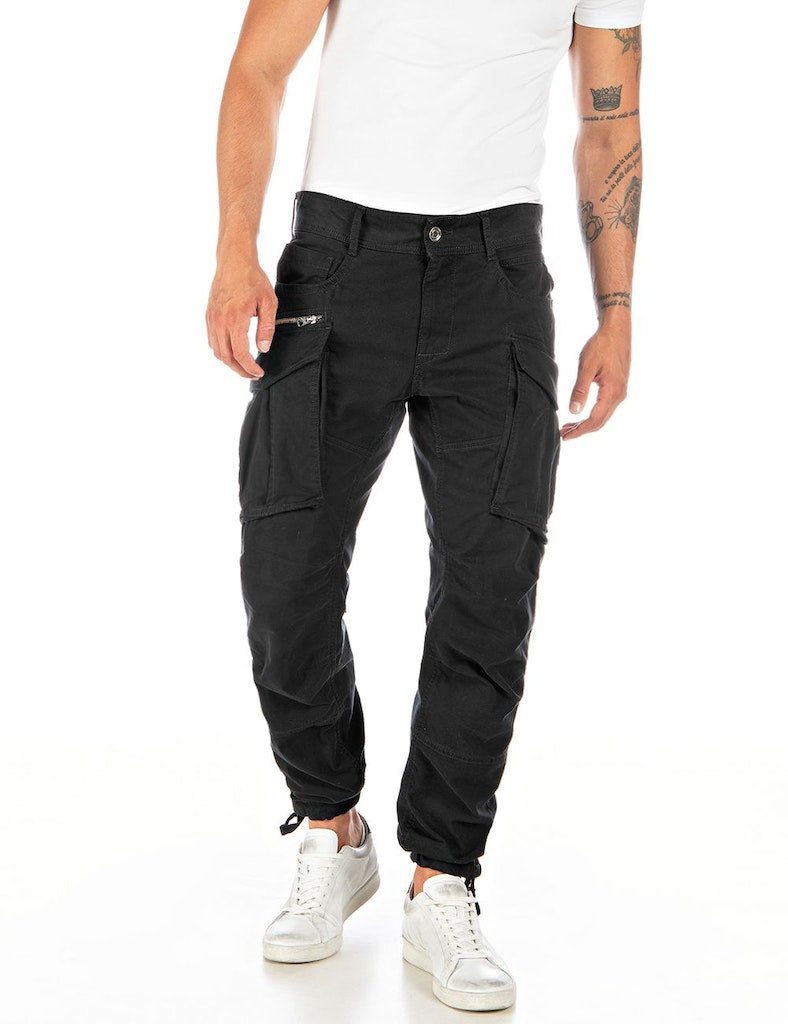 Replay Herren Hosen  Black