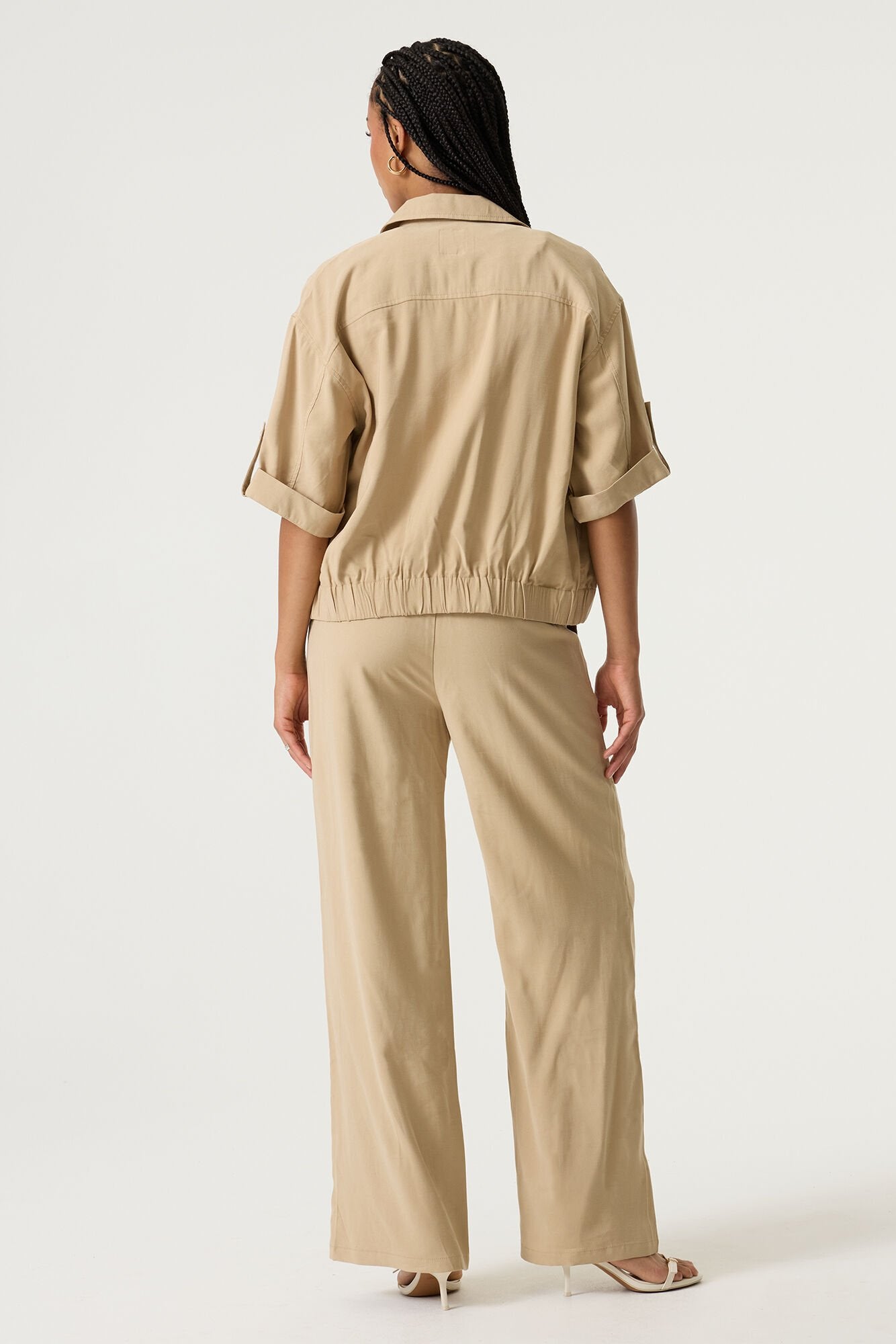Garcia Damen Blazer Salt Sand