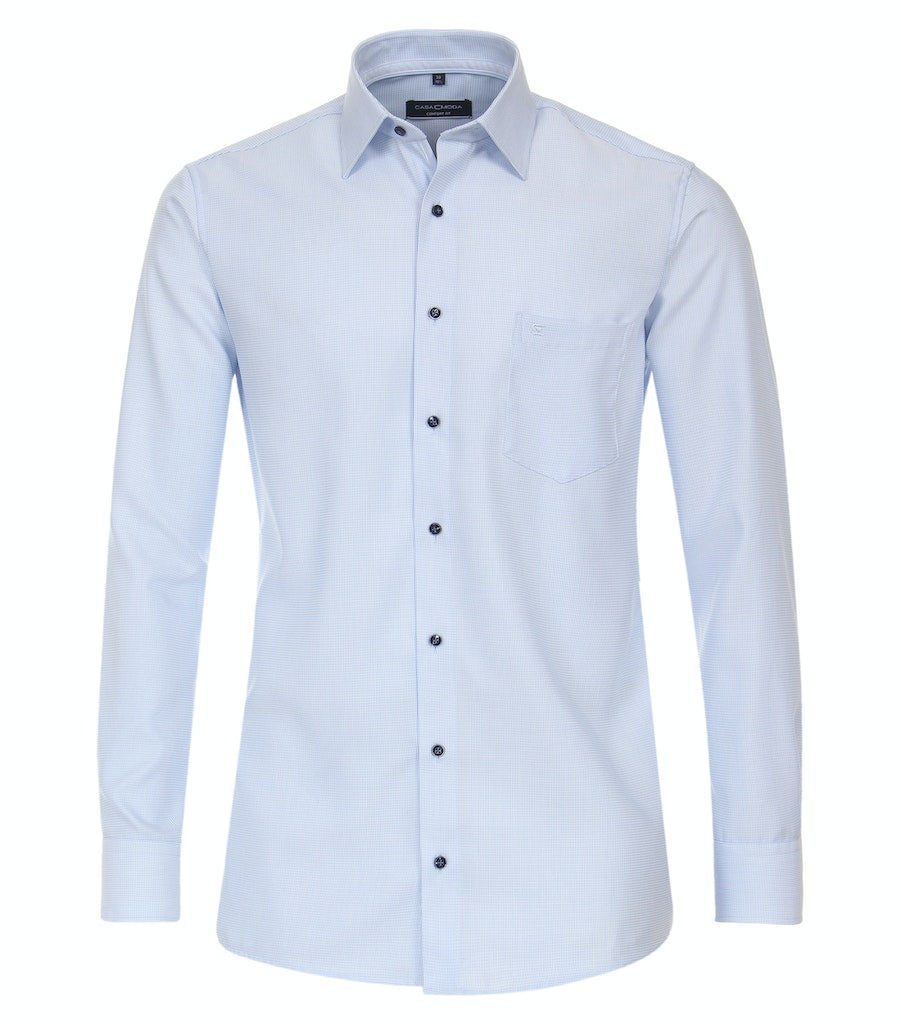 Casa Moda Herren Hemden lang  Blau