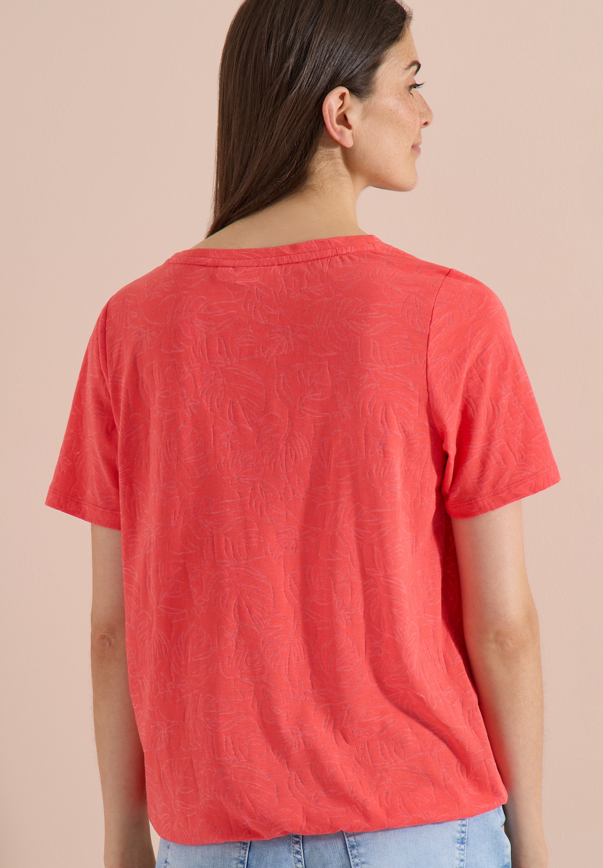 Cecil Damen T-Shirts Coral