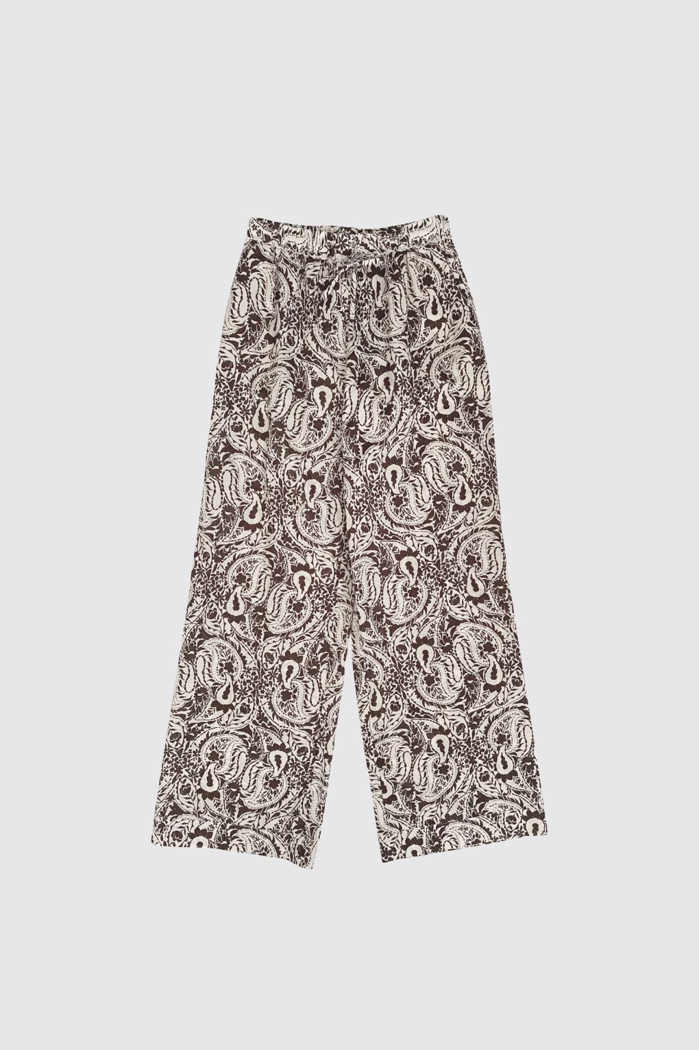 Withblack Damen Hosen Paisley