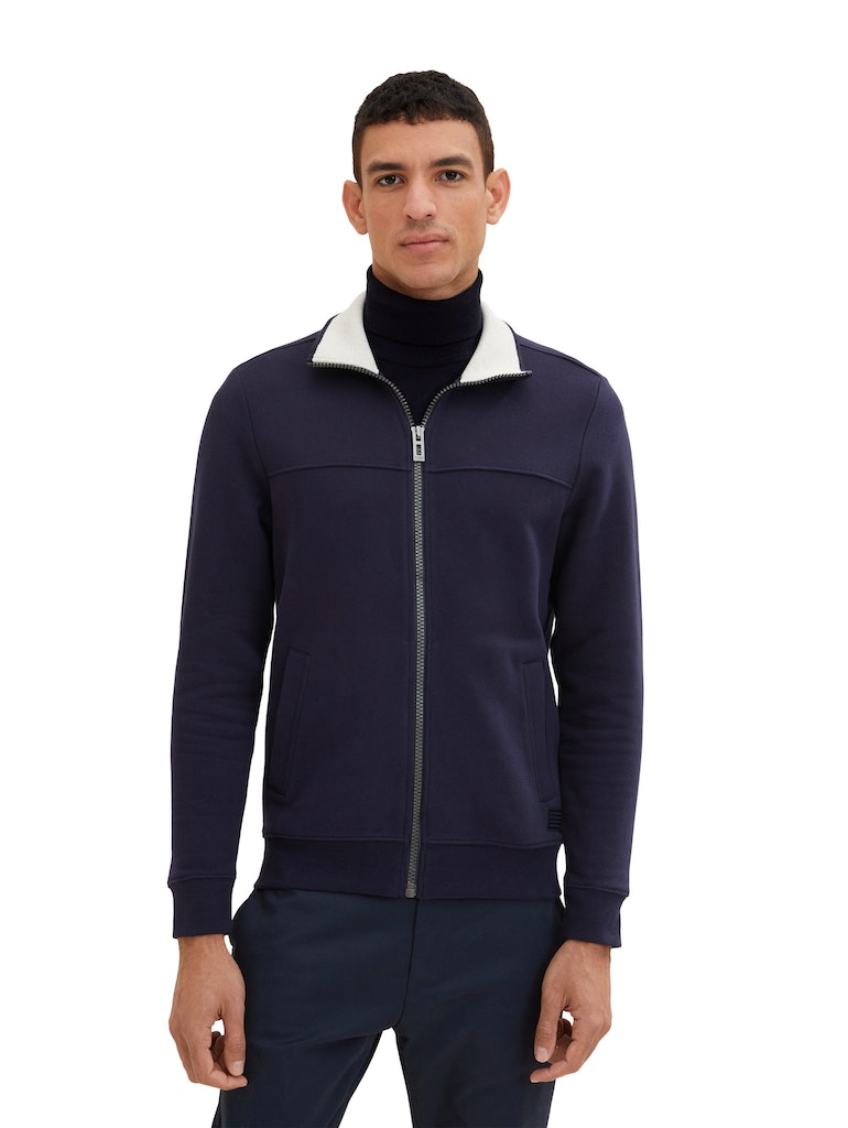 Tom Tailor Herren Sweatshirts Knitted Navy