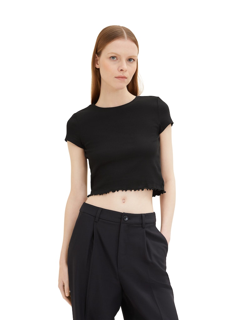 Tom Tailor denim Damen T-Shirts Deep Black