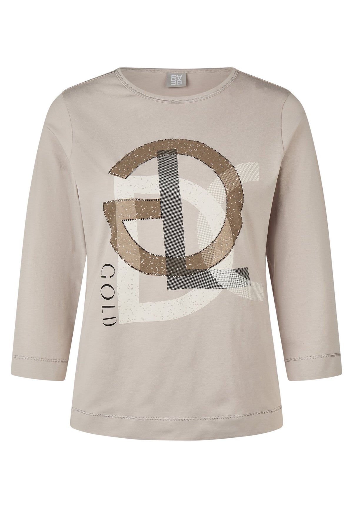 Rabe Damen T-Shirts Kiesel