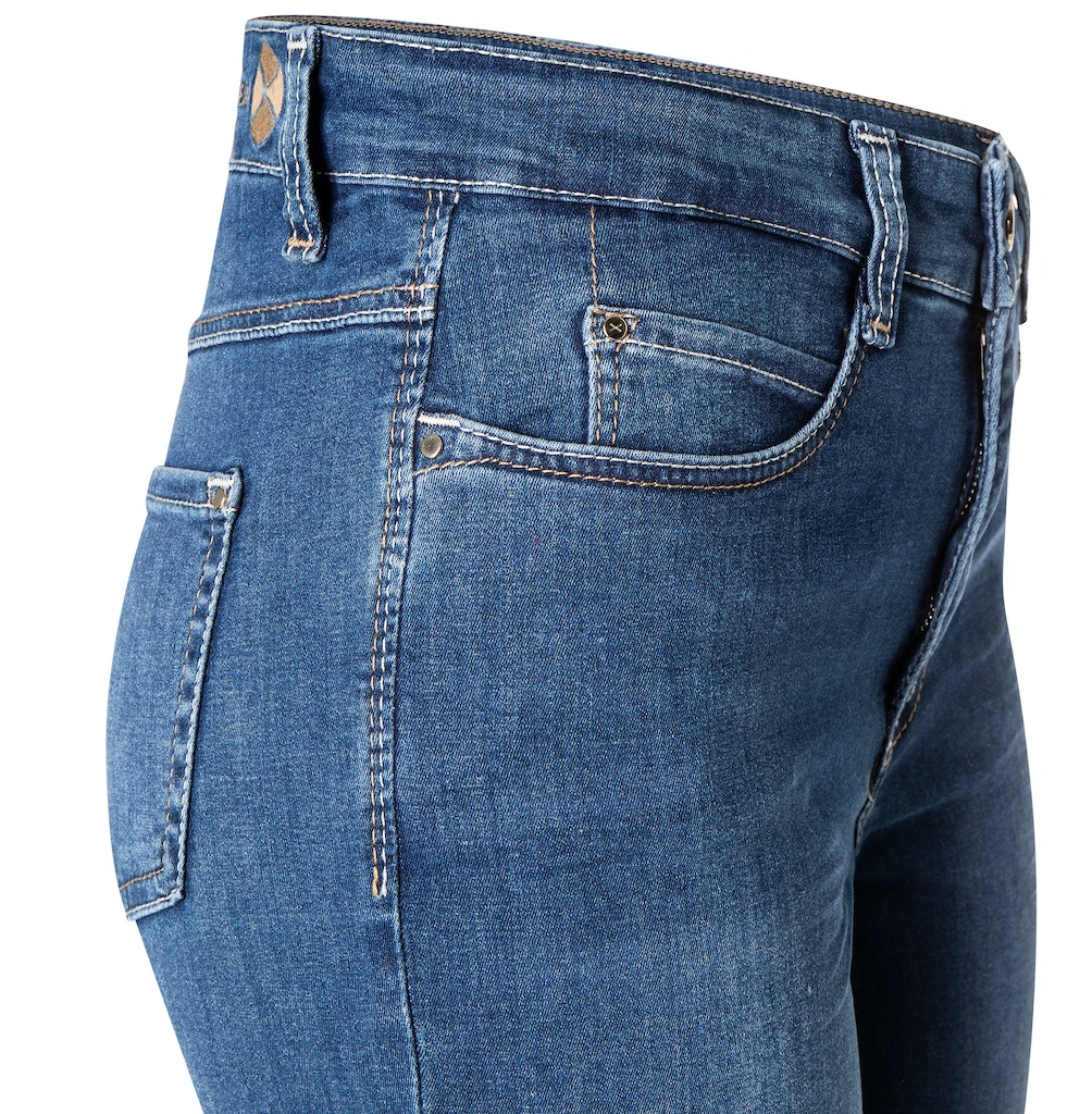 Mac Damen Jeans Mid Blue Authen