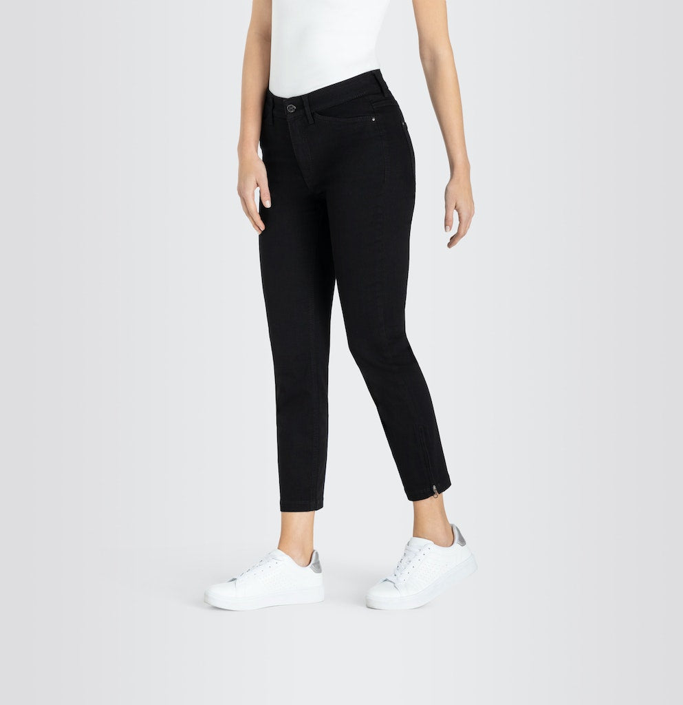 Mac Damen Jeans Black-Black