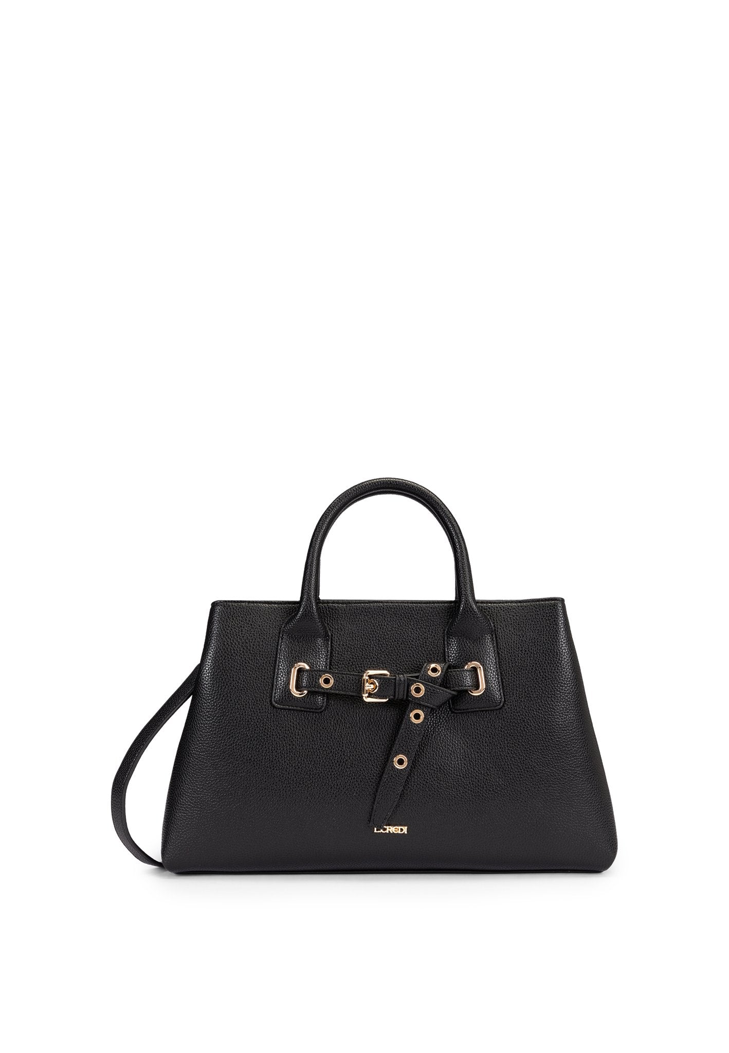 L.Credi Handtasche Schwarz