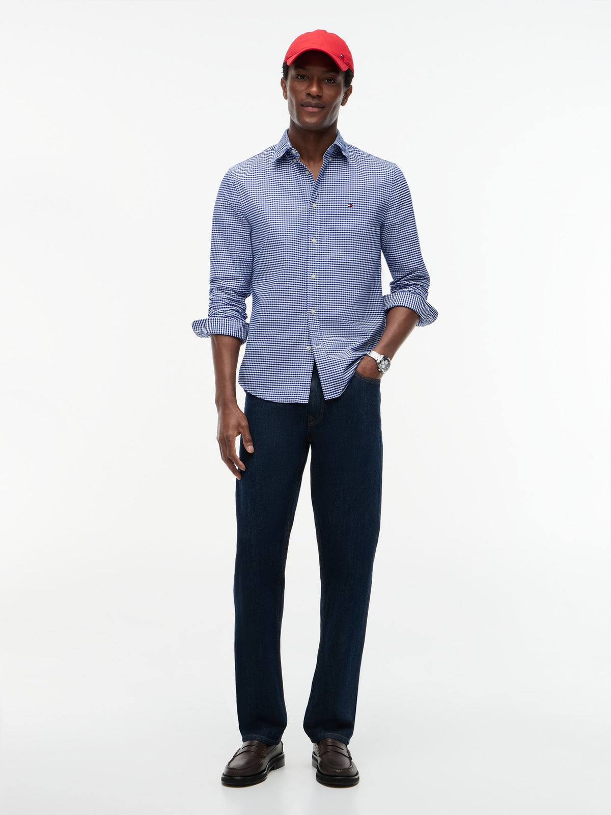 Tommy Hilfiger Herren Hemden Mv Blue