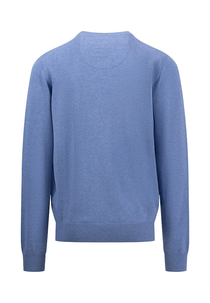 Fynch-Hatton Herren Pullover Crystal Blue