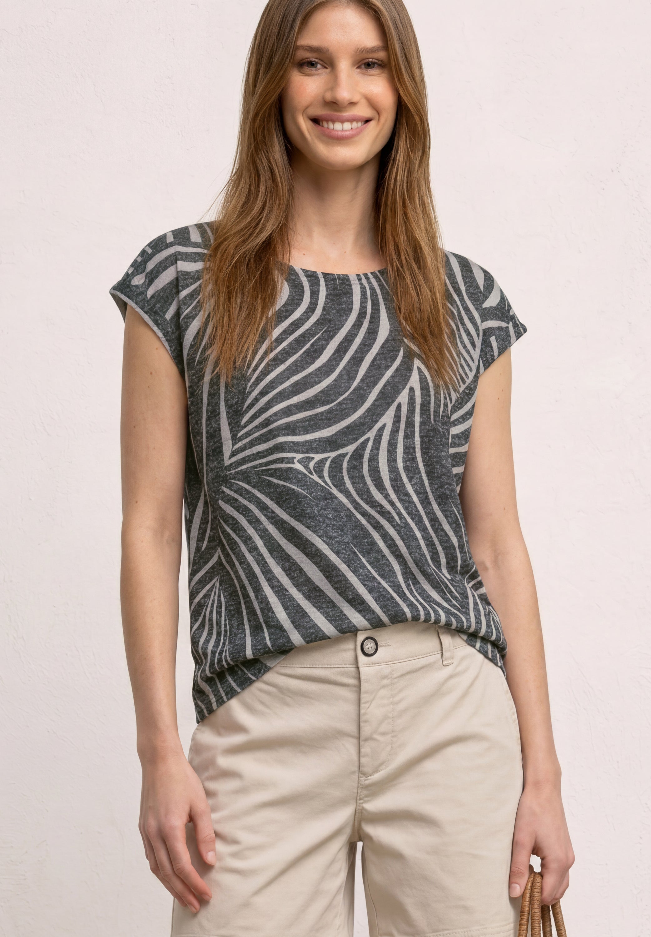 Street One Damen T-Shirts  Black