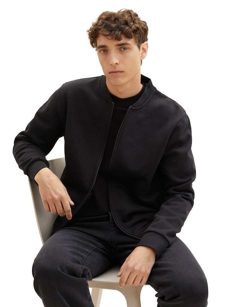 Tom Tailor denim Herren Sweatjacken Black