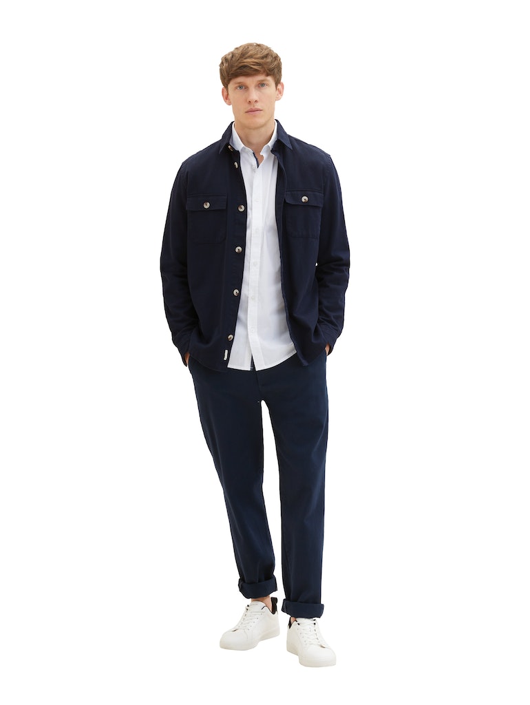 Tom Tailor Herren Hemden lang White